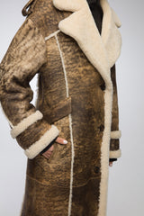 VSP - Morgane - Brown Shearling Coat