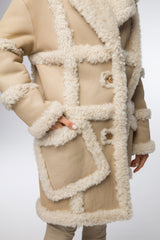 VSP - Ecru Shearling Coat