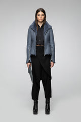 Raquel - Indigo Shearling Jacket