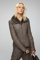 VSP - Nude Shearling Jacket