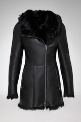 VSP - Mallory - Black Shearling Coat