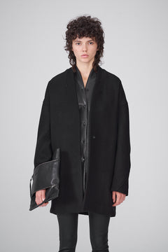 VSP - Crystal - Black Wool Coat