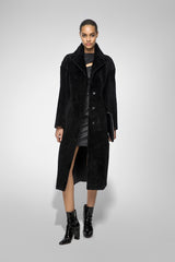 Jennifer - Black Shearling Coat