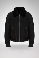 John - Black Shearling Jacket