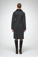 VSP - Salome - Anthracite Shearling Coat
