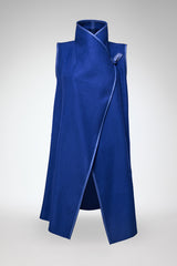 Melina - Blue Wool Vest