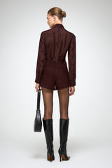 VSP - Colette - Burgundy Leather Short