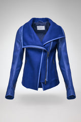 Penelope - Blue Wool Jacket