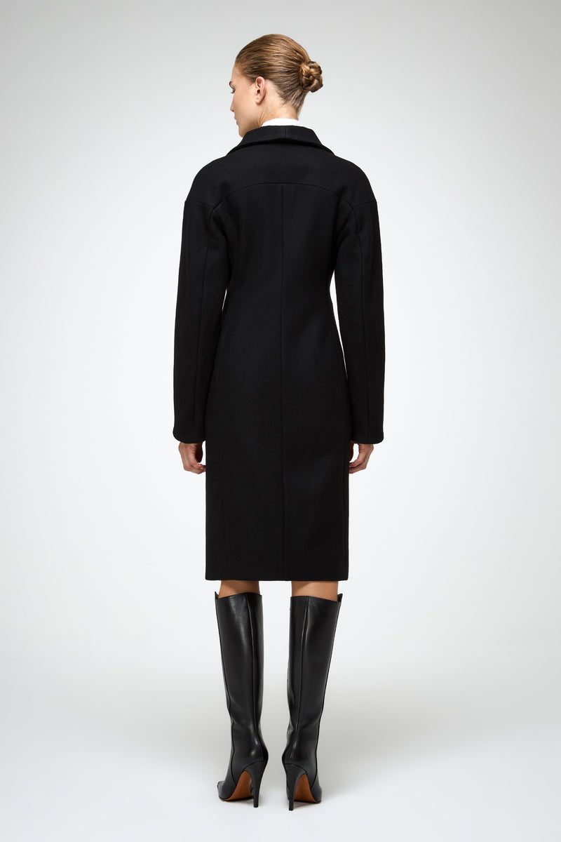 VSP - Zoelle - Black Wool Coat