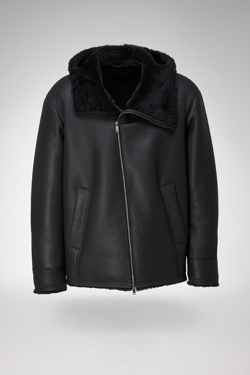 Oscar - Anthracite Shearling Jacket