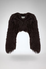 Deborah - Brown Shearling Jacket