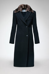 Diana - Black Wool Coat