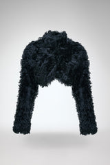 Ella - Black Shearling Jacket