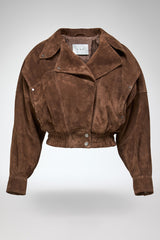 Clara - Tobacco Leather Jacket