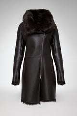 VSP - Mylena - Toscana Brown Shearling Coat