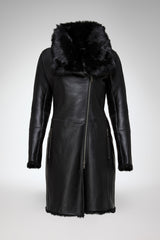 VSP - Mylena - Clotho Black Shearling Coat