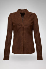 VSP - Talia - Tobacco Leather Shirt