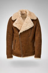 Tristan - Camel Shearling Jacket