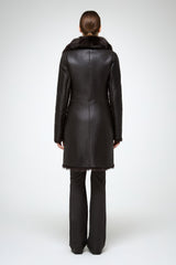 VSP - Mylena - Toscana Brown Shearling Coat