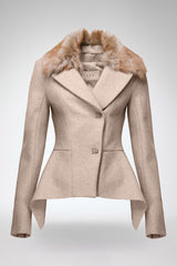 Beatrix - Camel Wool Jacket