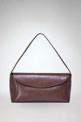 Matilde - Sac en cuir marron foncé