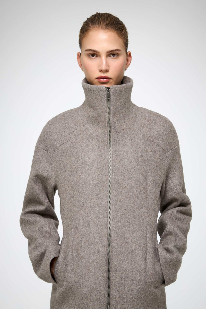 VSP - Zoelle - Grey Wool Coat