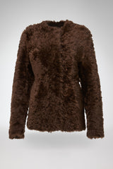 Odeline - Brown Shearling Coat