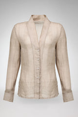 VSP - Iva - Ramie Beige Shirt