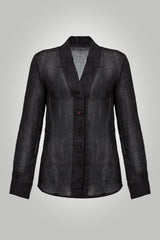 VSP - Iva - Ramie Black Shirt