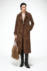 Camilla - Tobacco Leather Coat