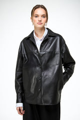 Nora - Black Leather Jacket