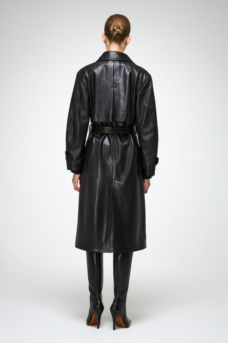 VSP - Isabelle - Black Leather Coat
