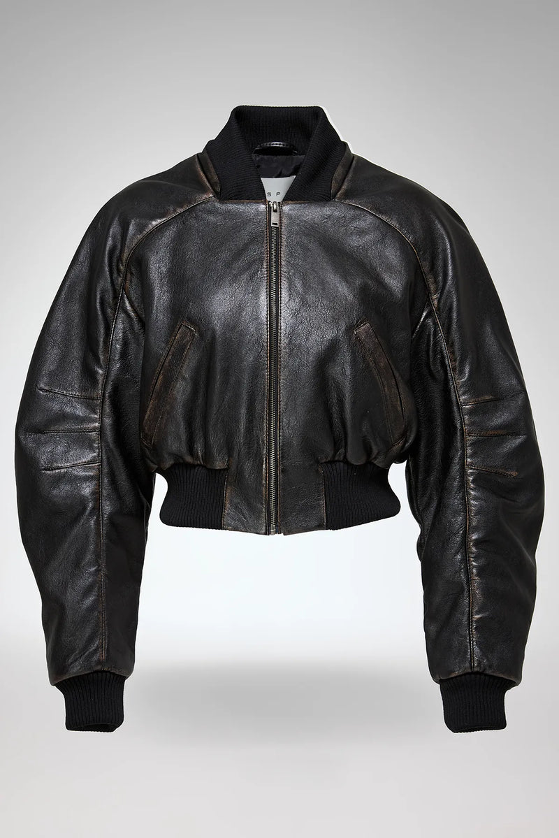 VSP - Adela - Dark Brown Leather Jacket