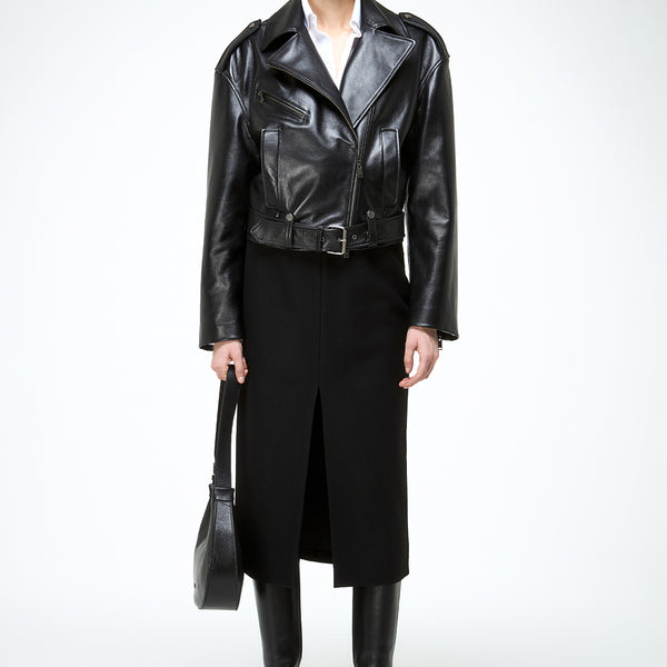 V S P - Anya - Black Leather Jacket
