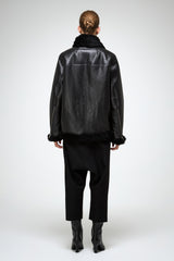 VSP - Antonella - Black Shearling Coat