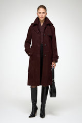 VSP - Helena - Burgundy Leather Coat