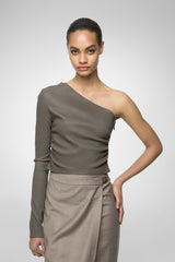 Yona - Beige Wool Skirt