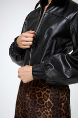 VSP - Abigail - Black Leather Jacket