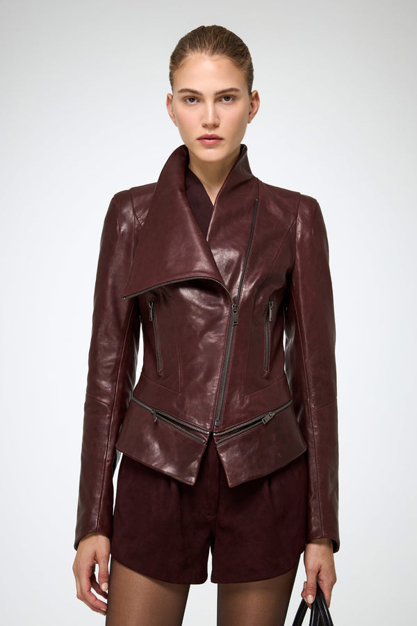 VSP - Marcela - Cherry Leather Jacket