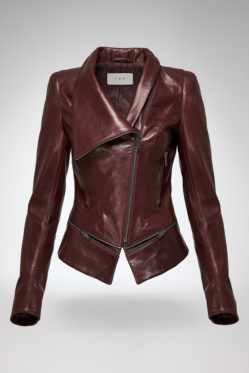 VSP - Marcela - Cherry Leather Jacket