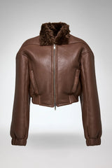 VSP - Sheela - Brown Shearling Jacket