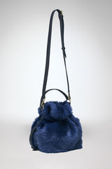 Manon - Blue Leather Bag