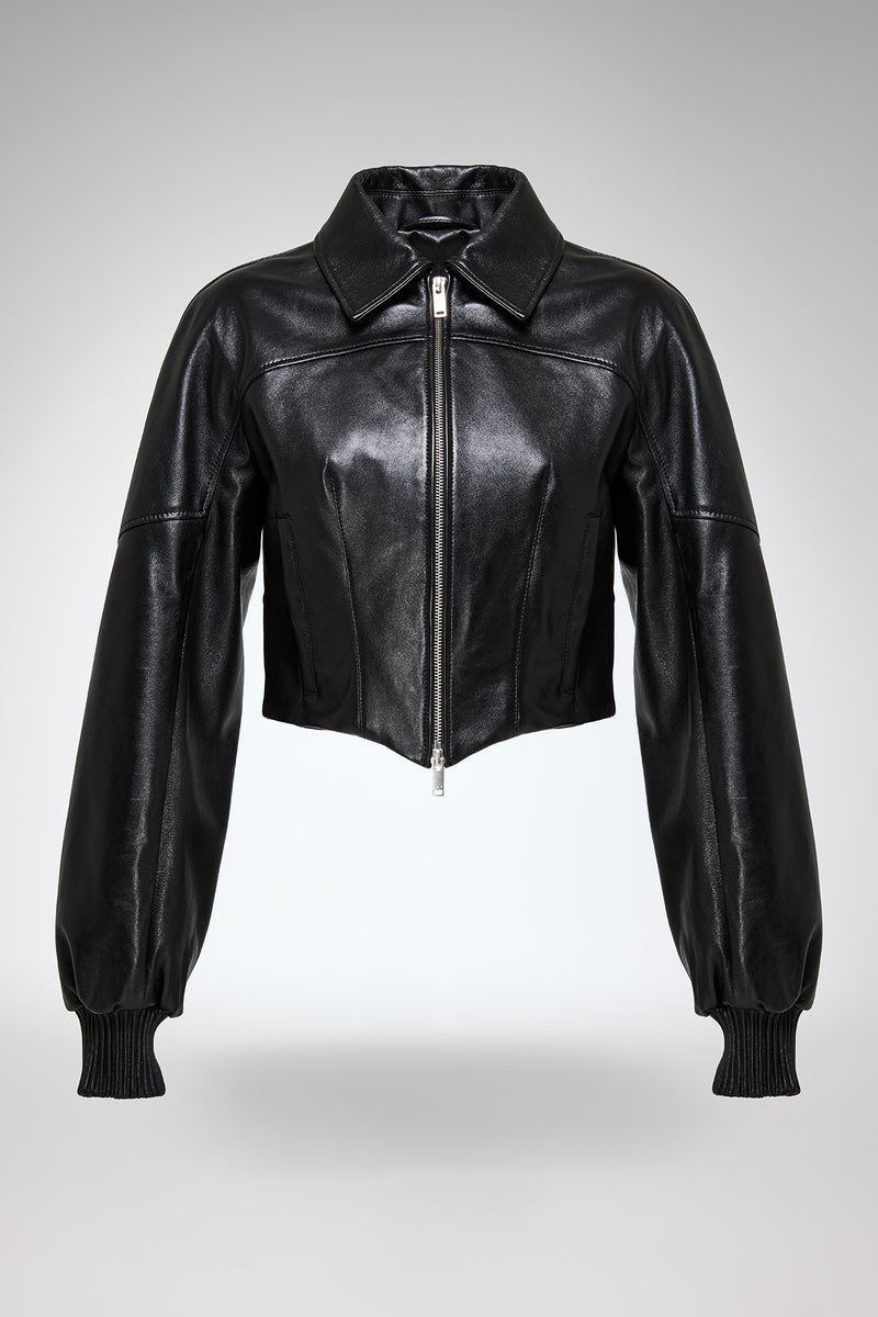 VSP - Abigail - Black Leather Jacket
