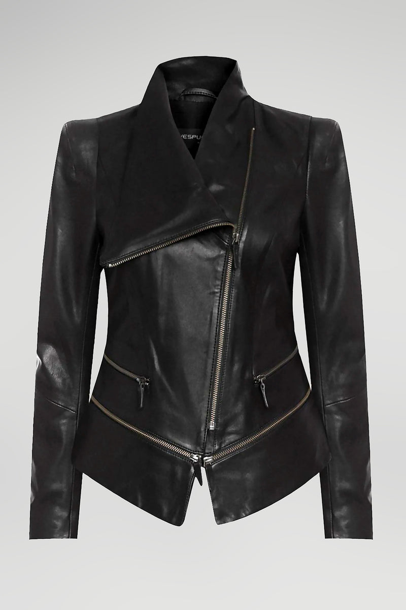 Alice - Black Leather Jacket