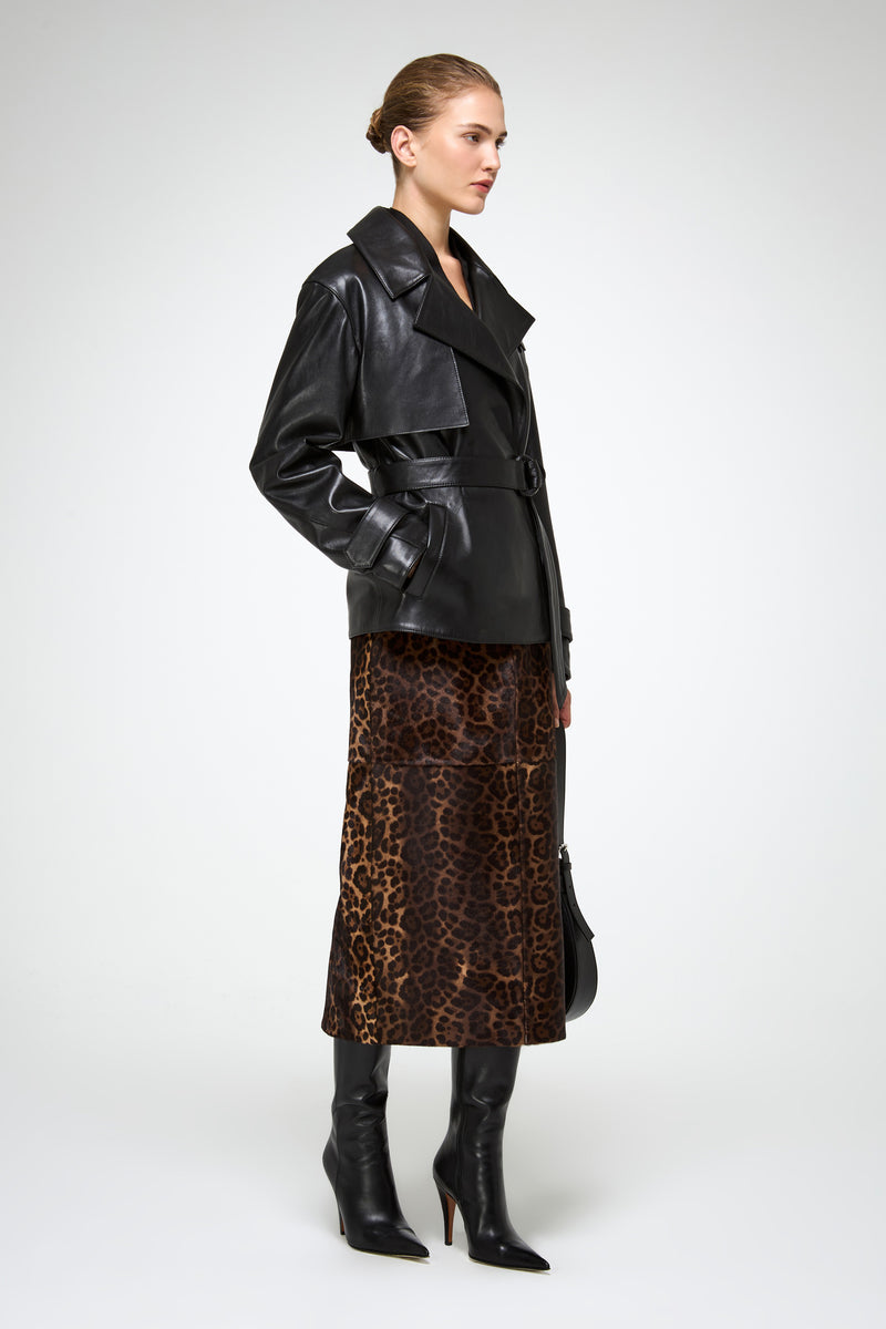 VSP - Elda - Black Leather Jacket