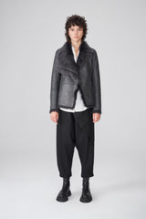 June- Anthracite Shearling Jacket