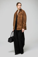 Nora - Camel Leather Jacket