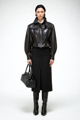 Gaia - Black Leather Jacket