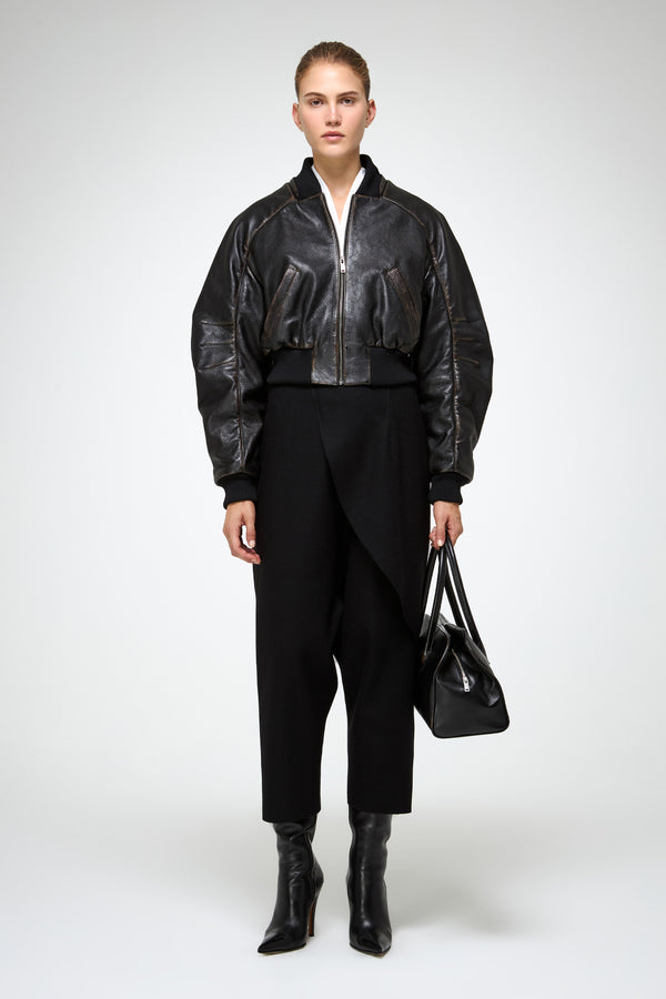 VSP - Adela - Dark Brown Leather Jacket