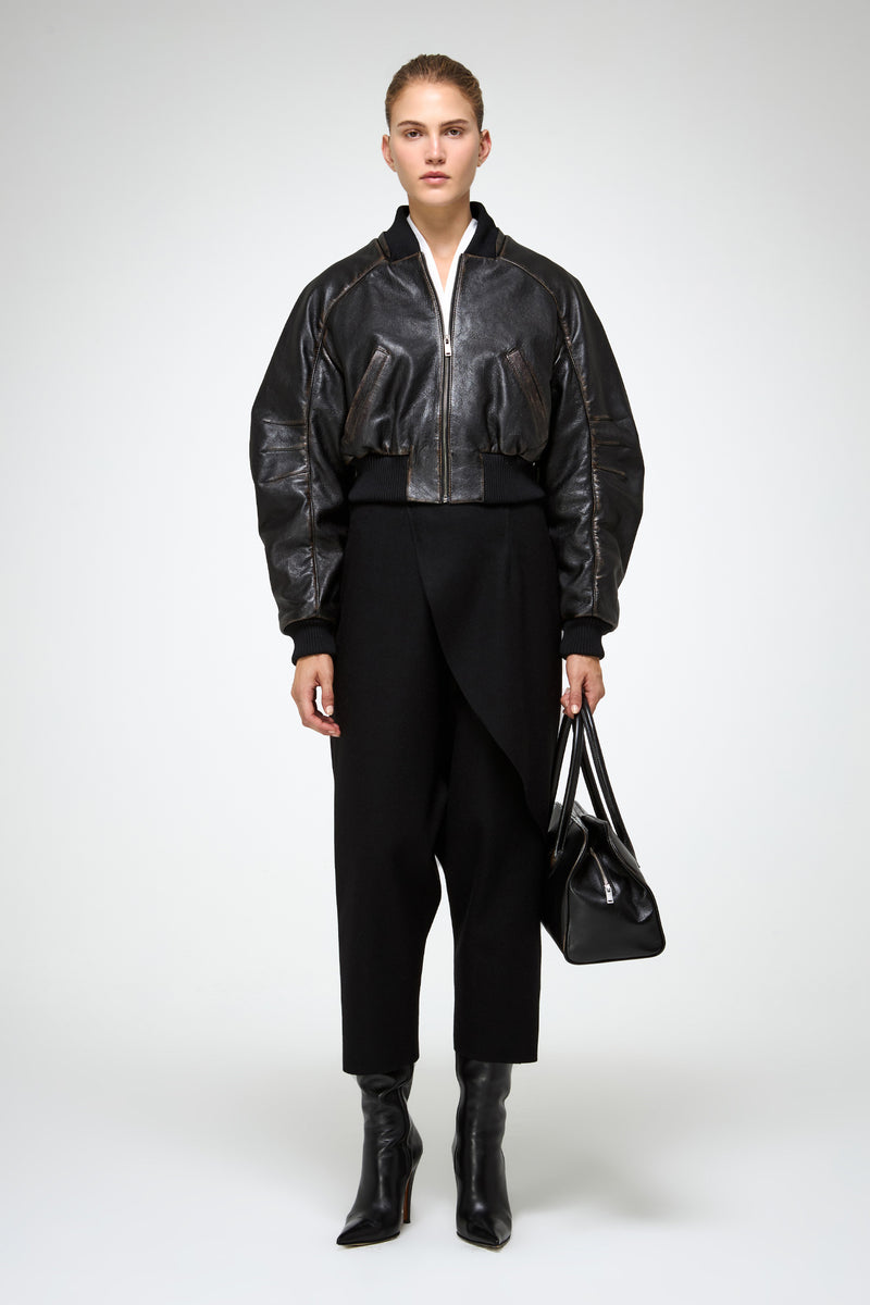 VSP - Adela - Dark Brown Leather Jacket